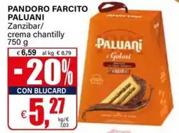 Il Gigante Pandoro farcito PALUANI Zanzibar/ crema chantilly offerta