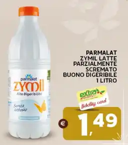 Extra Supermercati Parmalat zymil latte parzialmente scremato buono digeribile offerta