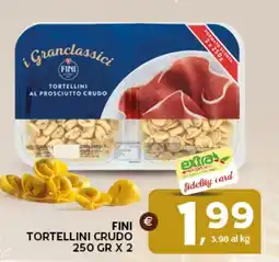 Extra Supermercati Fini tortellini crudo offerta