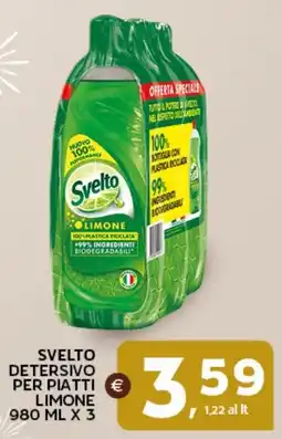 Extra Supermercati Svelto detersivo per piatti limone offerta