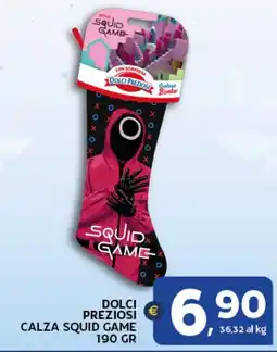 Extra Supermercati Dolci preziosi calza squid game offerta