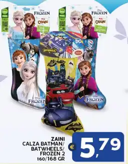 Extra Supermercati Zaini calza batman/ batwheels/ frozen 2 offerta