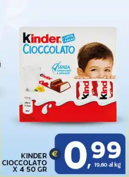 Extra Supermercati Kinder cioccolato offerta