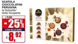 Il Gigante Scatola cioccolatini PERUGINA le Golosità/ Dolci Scoperte offerta