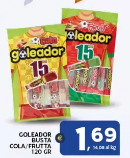 Extra Supermercati Goleador busta cola/frutta offerta