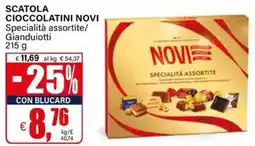 Il Gigante Scatola cioccolatini NOVI Specialità assortite/ Gianduiotti offerta