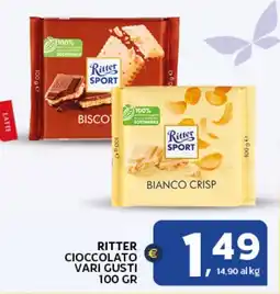 Extra Supermercati Ritter cioccolato offerta