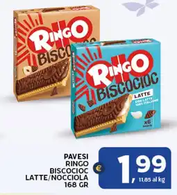 Extra Supermercati Pavesi ringo biscocioc latte/nocciola offerta