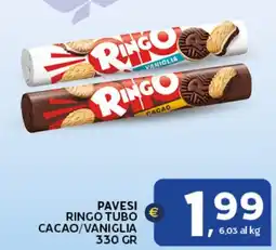 Extra Supermercati Pavesi ringo tubo cacao/vaniglia offerta