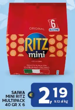 Extra Supermercati Saiwa mini ritz multipack offerta
