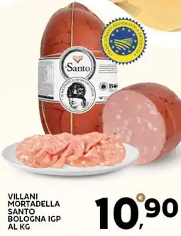 Extra Supermercati Villani mortadella santo bologna igp offerta