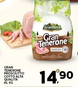 Extra Supermercati Gran tenerone prosciutto cotto alta qualità offerta