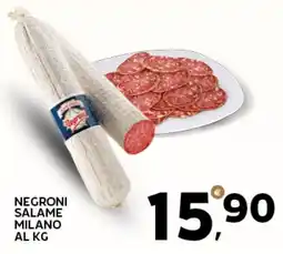 Extra Supermercati Negroni salame milano offerta