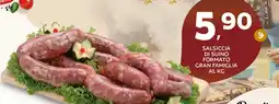 Extra Supermercati Salsiccia di suino formato gran famiglia offerta