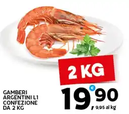 Extra Supermercati Gamberi argentini L1 offerta
