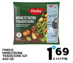 Extra Supermercati Findus minestrone tradizione igp offerta