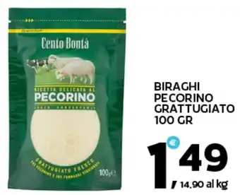 Extra Supermercati Biraghi pecorino grattugiato offerta