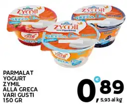 Extra Supermercati Parmalat yogurt zymil alla greca offerta