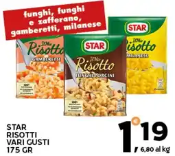 Extra Supermercati Star risotti offerta