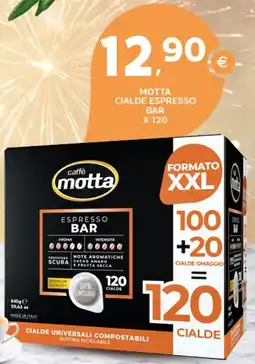 Extra Supermercati Motta cialde espresso bar x 120 offerta