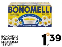 Extra Supermercati Bonomelli camomilla setacciata 18 filtri offerta