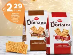 Extra Supermercati Doriano crackers salati/non salati/ integrali offerta