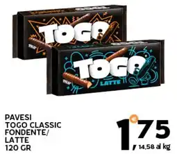 Extra Supermercati Pavesi togo classic fondente/ latte offerta