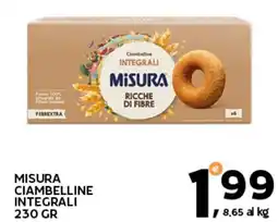 Extra Supermercati Misura ciambelline integrali offerta