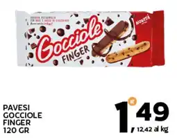 Extra Supermercati Pavesi gocciole finger offerta