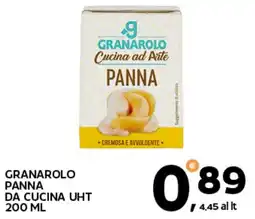 Extra Supermercati Granarolo panna da cucina uht offerta