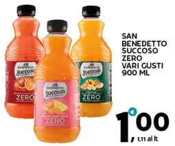 Extra Supermercati San benedetto succoso zero offerta