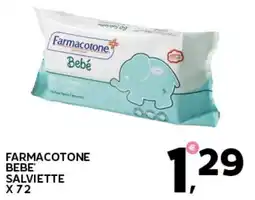 Extra Supermercati Farmacotone bebe salviette x72 offerta