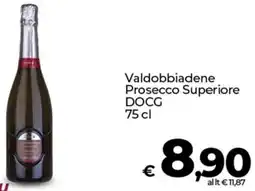 Coop Valdobbiadene Prosecco Superiore DOCG offerta