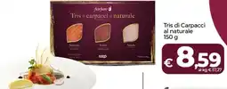 Coop Tris di carpacci al naturale offerta