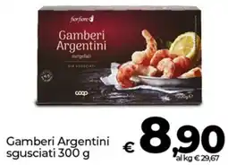 Coop Gamberi Argentini sgusciati offerta