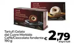 Coop Tartufi Gelato dal Cuore Morbido Caffè/Cioccolato fondente offerta
