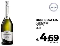 Coop DUCHESSA LIA Asti Dolce DOCG offerta