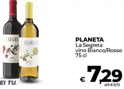 Coop PLANETA La Segreta vino Bianco/Rosso offerta