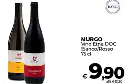 Coop MURGO Vino Etna DOC Bianco/Rosso offerta