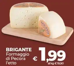 Coop BRIGANTE Formaggio di Pecora offerta