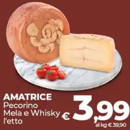 Coop AMATRICE Pecorino Mela e Whisky offerta