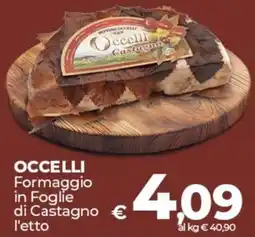 Coop OCCELLI Formaggio in Foglie di Castagno offerta