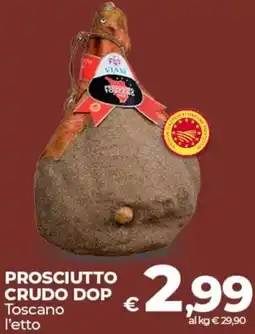 Coop PROSCIUTTO CRUDO DOP Toscano offerta