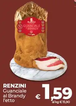 Coop RENZINI Guanciale al Brandy offerta