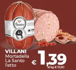 Coop VILLANI Mortadella La Santo offerta