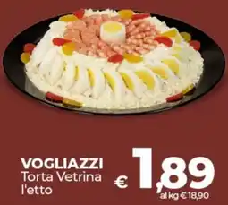 Coop VOGLIAZZI Torta Vetrina offerta