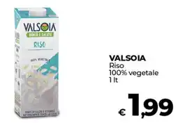 Coop VALSOIA Riso 100% vegetale offerta