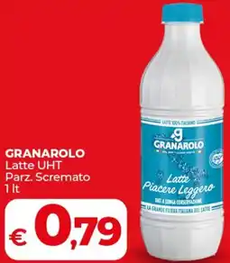 Coop GRANAROLO Latte UHT Parz. Scremato offerta