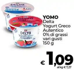 Coop YOMO Delta Yogurt Greco Autentico 0% di grassi offerta