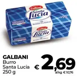 Coop GALBANI Burro Santa Lucia offerta